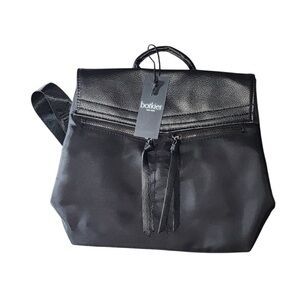 Botkier Black Backpack with Textured Finish